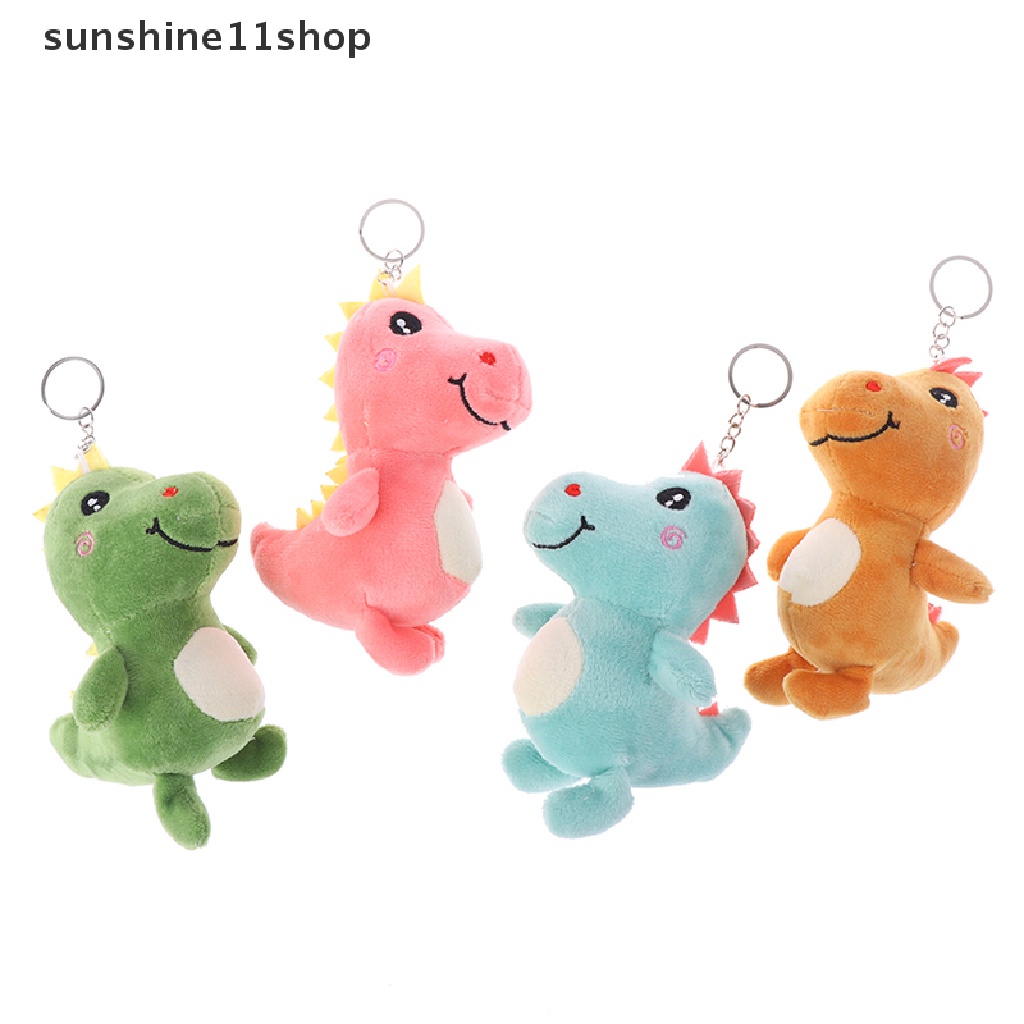 Sho Mainan Boneka Stuffed Plush Dinosaurus 12cm Dengan Gantungan Kunci Untuk Hadiah