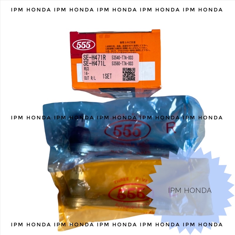 53540 / 53560 T7A 555 Japan SE-H471 Tie Rod SET Kanan dan Kiri Honda HRV 2015 2016 2017 2018 2019 2020 2021