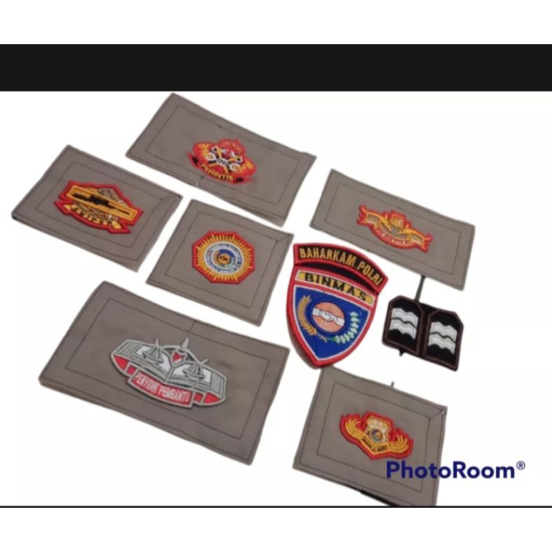 pactch bordir timbul polri,ATRIBUT POLRI