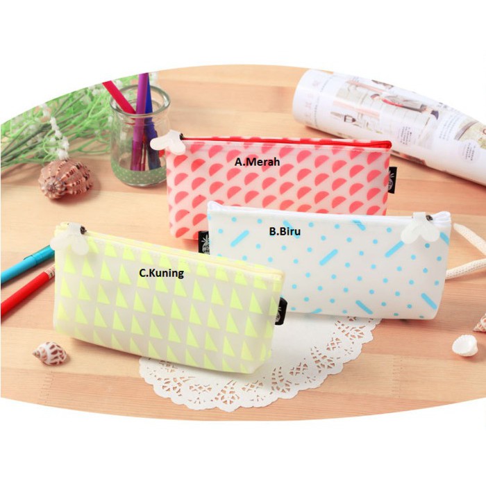 

Tempat pensil water proof Pencil case Tempat pensil tahan air Alat Tulis murah Tempat Pensil murah