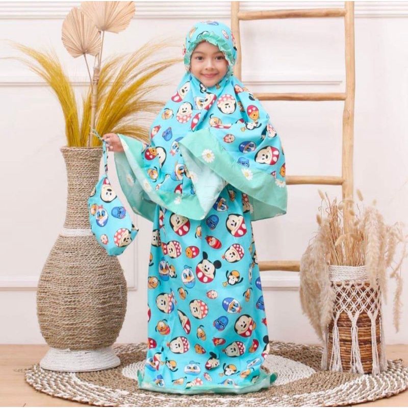 (COD) MUKENA ANAK 2-6TH ECER PILIH MOTIF DAN UKURAN