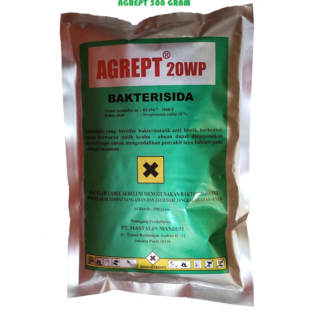 Jual Bakterisida Agrept Wp Kemasan Gram Anti Jamur Shopee Indonesia