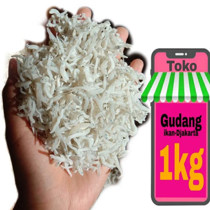 

[COD] ikan asin teri medan kasar netto-1kg [COD]