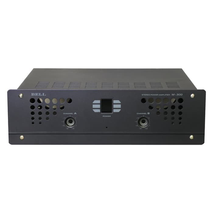 BOX POWER AMPLIFIER BELL M300 M-300 M 300 POWER AUDIO SOUND SYSTEM STEREO BGR BELL ASLI ORIGINAL