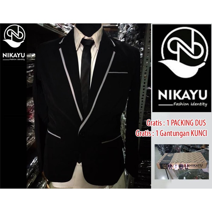 NEW PRODUCT BLAZER MILNER BLACK LIST MODEL SLIMFIT HIGH TWIST TEBAL EDISI TERBATAS SINGLE BUTTON