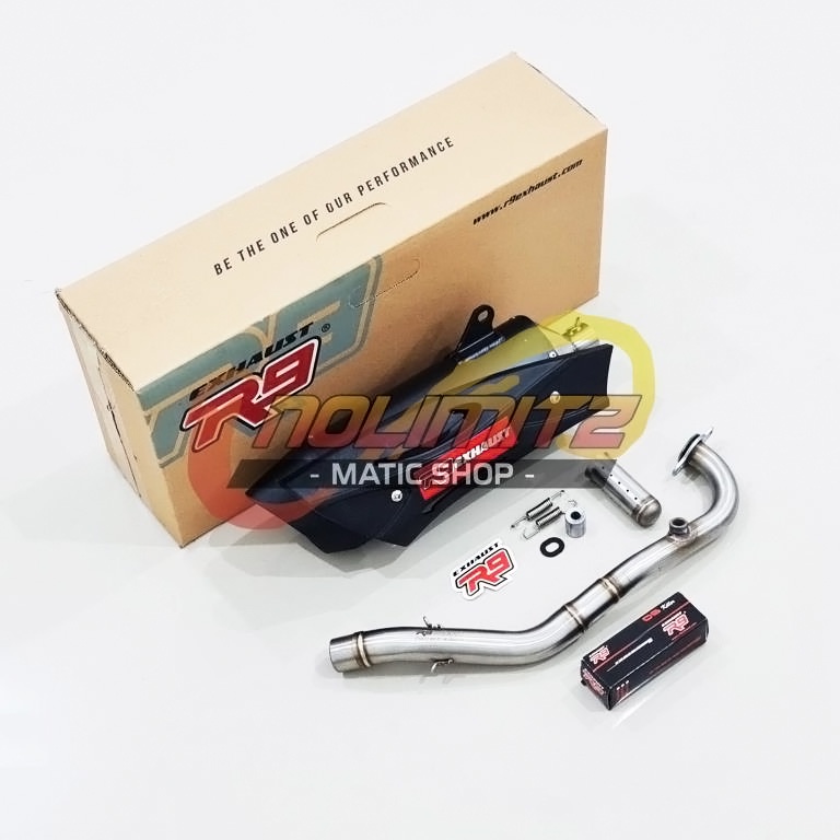 Knalpot Racing R9 Misano Full System Free DB Killer Honda Vario PCX 160
