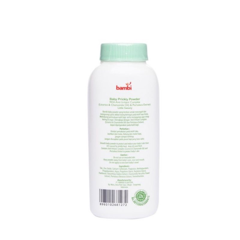 Bambi Baby Prickly Heat Powder Bedak Bayi 100 gr