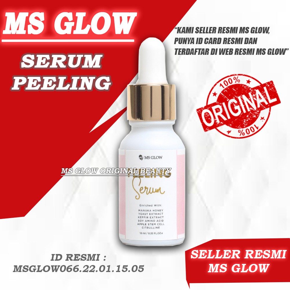SERUM PEELING MS GLOW MSGLOW ORIGINAL ORI ASLI