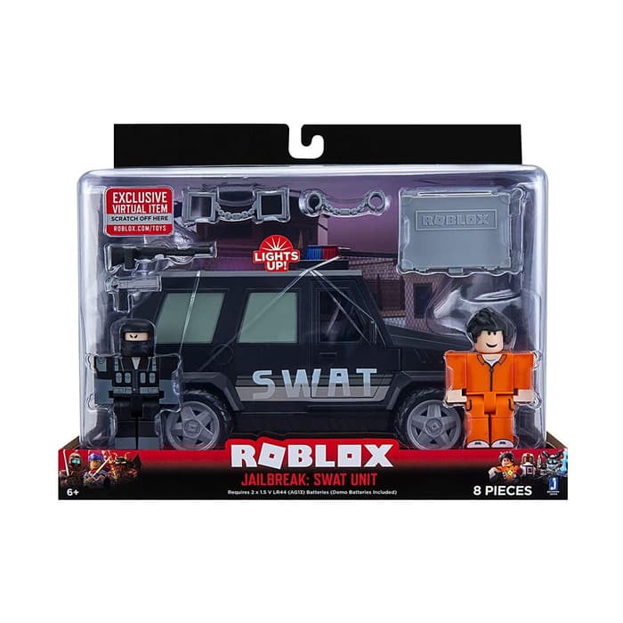 Roblox Jailbreak Swat Unit Vehicle Hot Toys 2019 Shopee Indonesia - mainan roblox jailbreak