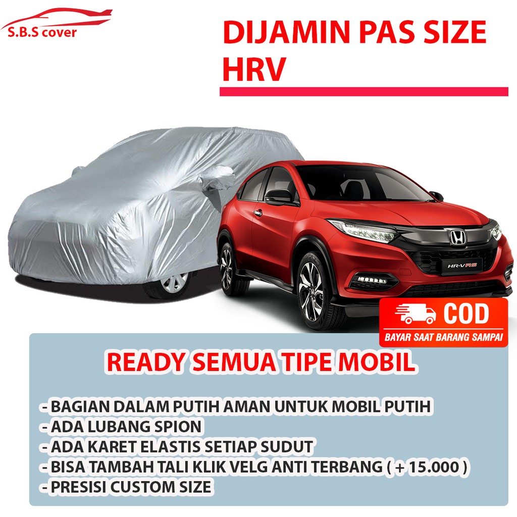 Cover Mobil Honda HRV Sarung Mobil HRV/Honda HRV/HR-V gen 1/hrv gen 2/hrv 2022/avanza/xenia/mobilio/calya/sigra