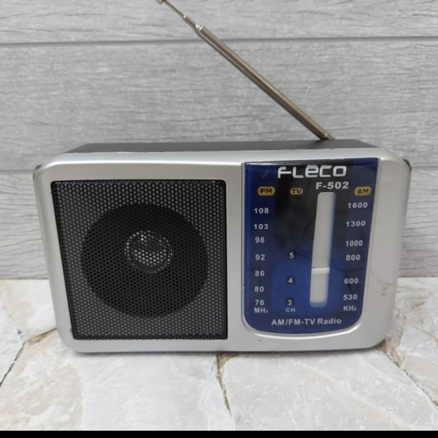 COD RADIO FLECO F-502 //RADIO FM/AC/MW 2 BAND RADIO//RADIO HIGH RECEIVER SUPER SOUND FLECO F-502