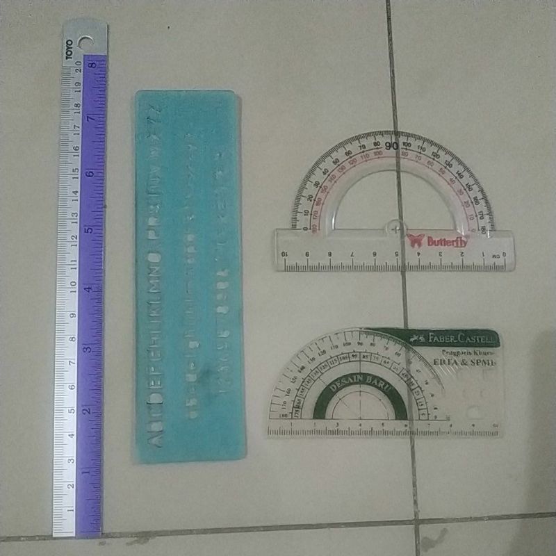 

penggaris toyo butterfly faber castell