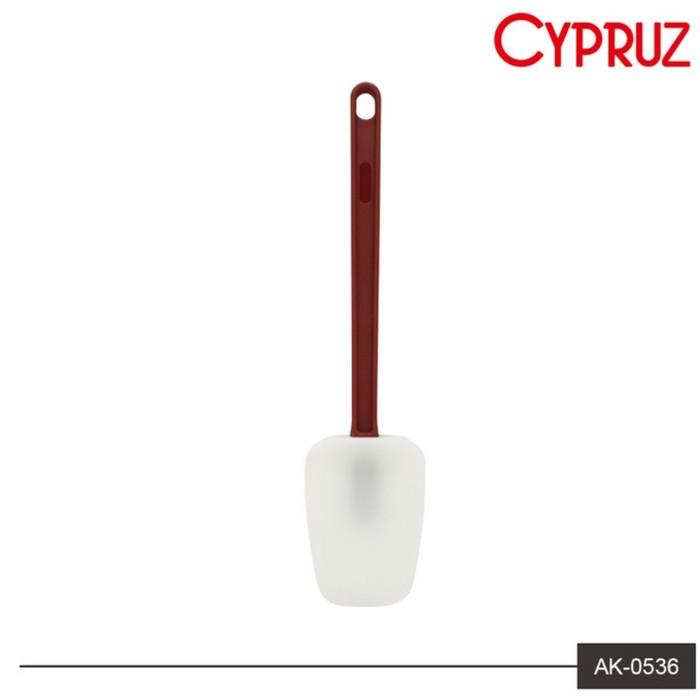 CYPRUZ Spatula Lengkung Silicone Gangang Merah AK-0536