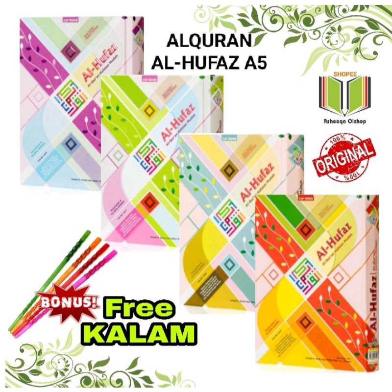 Alquran Al Hufaz Millenial A5 Hafalan Mudah Tajwid Warna