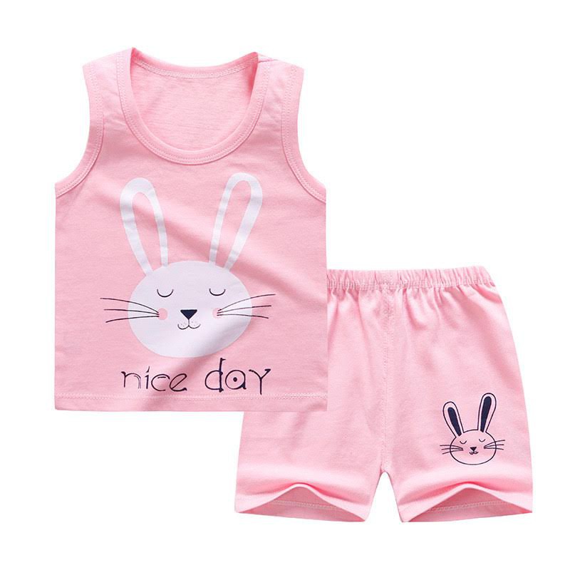 Setelan Fashion [ Rabbit ] Baju Anak Laki-laki &amp; Perempuan [ Usia 2 -5 Tahun ] HM692