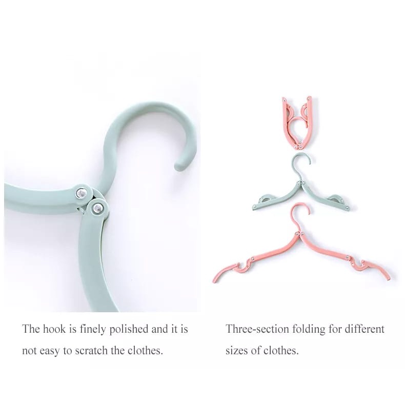 Hanger Baju Lipat Jemuran Portable Laundry Gantungan Baju Pakaian serbaguna multifungsi cucian
