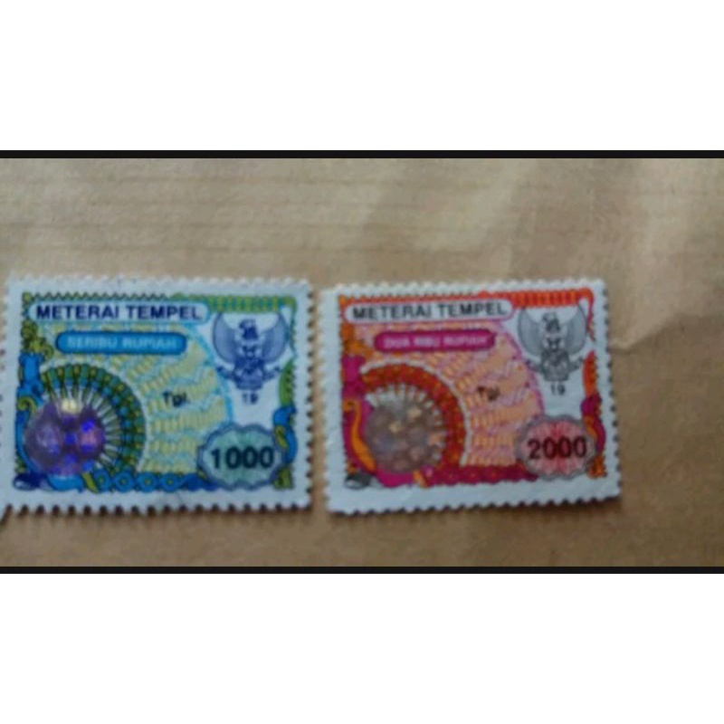 

MATERAI TEMPEL TAHUN 1996-1999 RP 1000 & RP 2000
