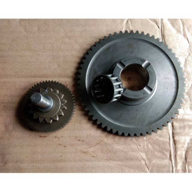 Gigi stater gear one way besar kecil verza megapro monoshock original