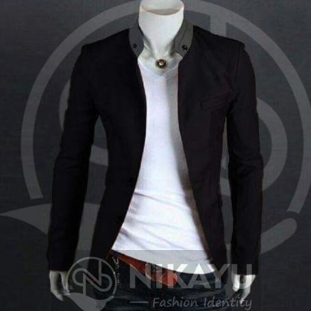 BLACK COCO - Blazer Jas Casual Koko Jasko Model baru Pria Cowok Gaul