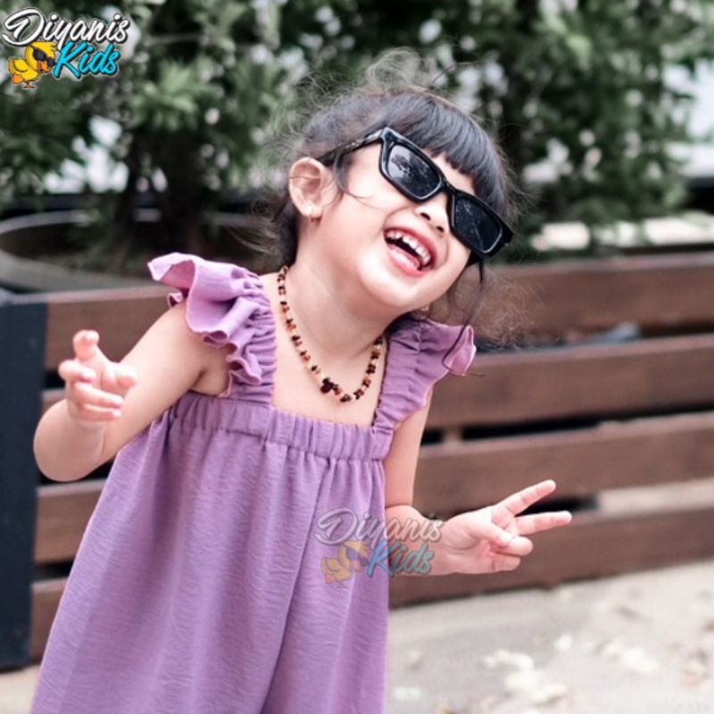 NAURA JUMPSUIT/OVERALL anak (usia 1-7 tahun)| jumpsuit baju setelan anak perempuan | jumpsuit baju bayi ori diyanis kids