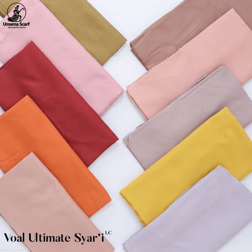 Hijab Voal ULTIMATE Syari Size 130x130 Umama Segiempat Syari LABEL BESI - VOAL MIRACLE SYARI