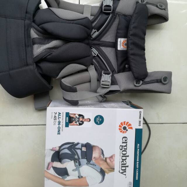 ergobaby 360 cool air mesh carbon grey