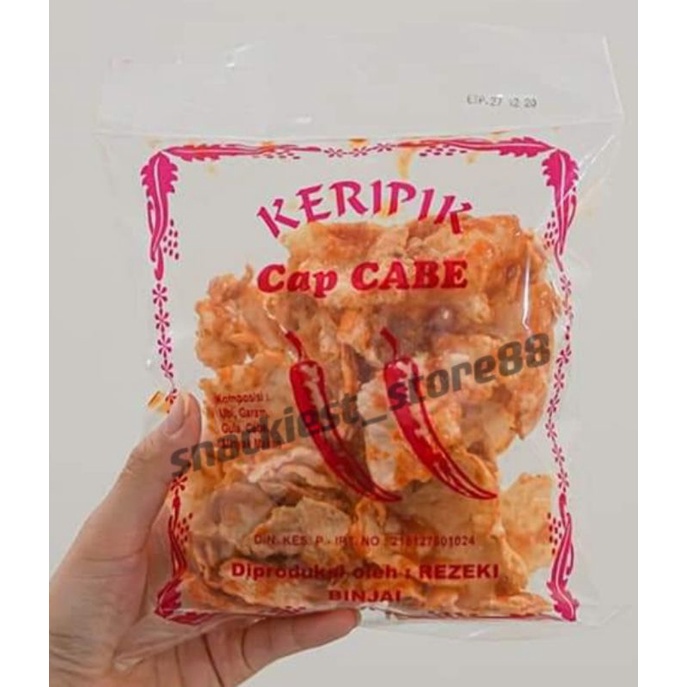 

Snack Emping Pedas Cap Cabe Di Jamin Enak Dan Garing Rasa Nya Pedas