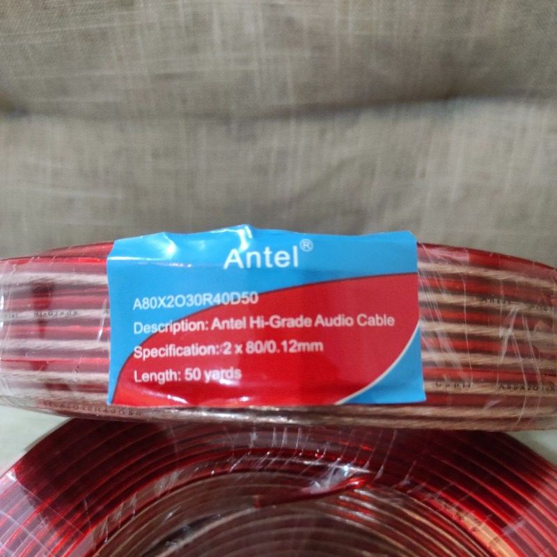 KABEL SPEAKER ANTEL PROMO PER METER UK. 2x50, 2x80, 2x120