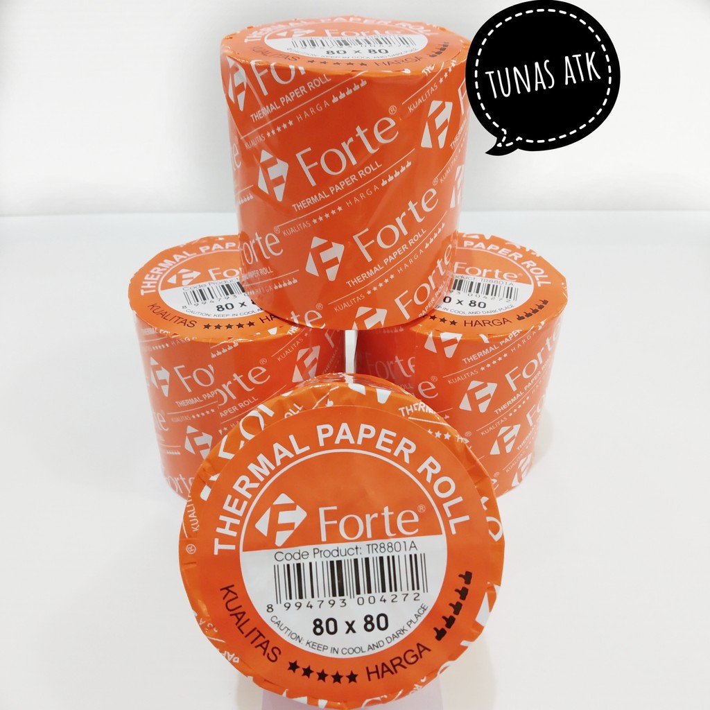 

FORTE THERMAL PAPER ROLL 80 X 80