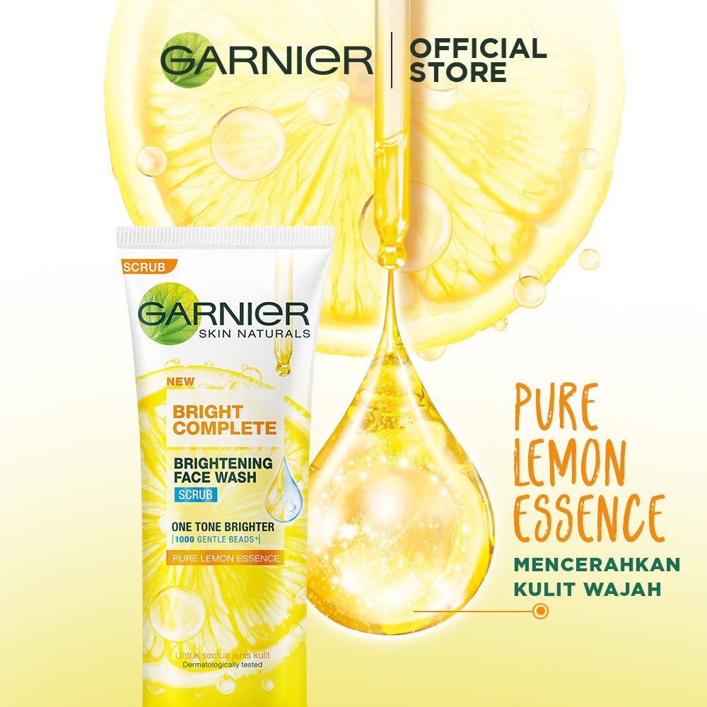 Garnier Bright Complete Vitamin C Brightrning Face Wash Scrub Cleanser Foam Skin Care / Garnier Bright Complete Foam/Scrub / Garnier Bright Complete Super Whip