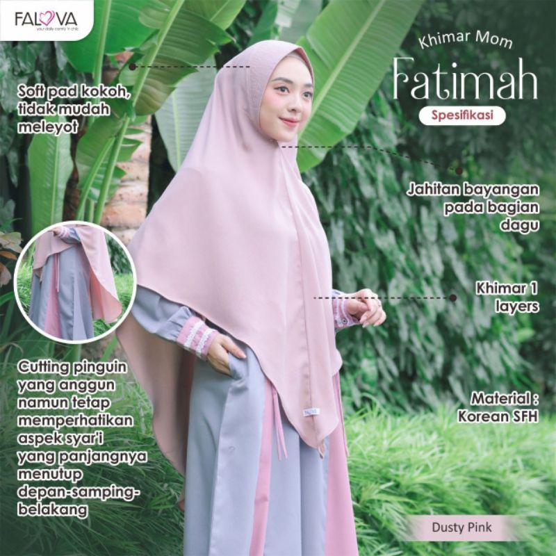 FATIMAH FARRAH Khimar dan Jilbab SARIMBIT Fatina Fitra Falova