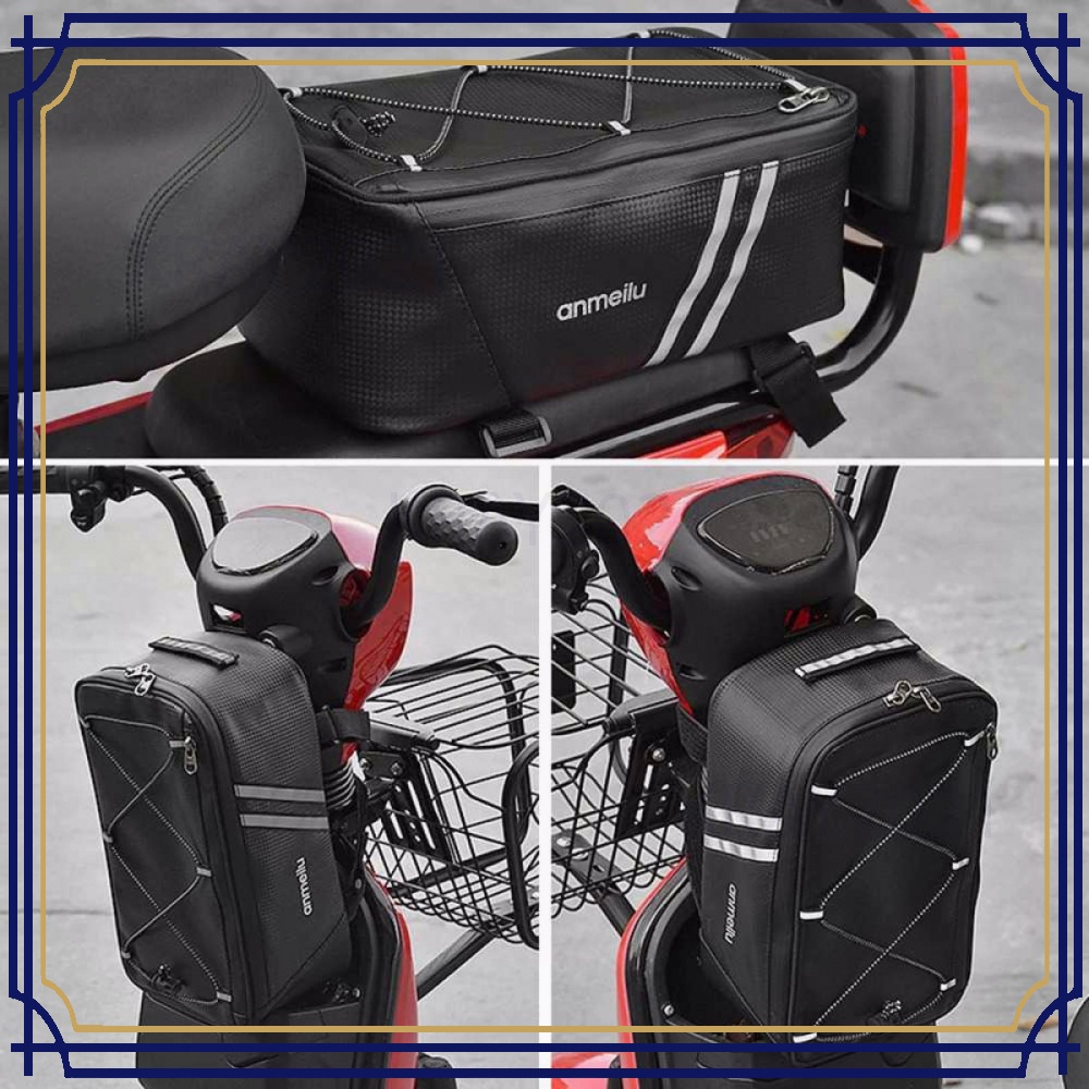 Tas Sepeda Bicycle Rear Carrier Bag Waterproof 7L - 7009