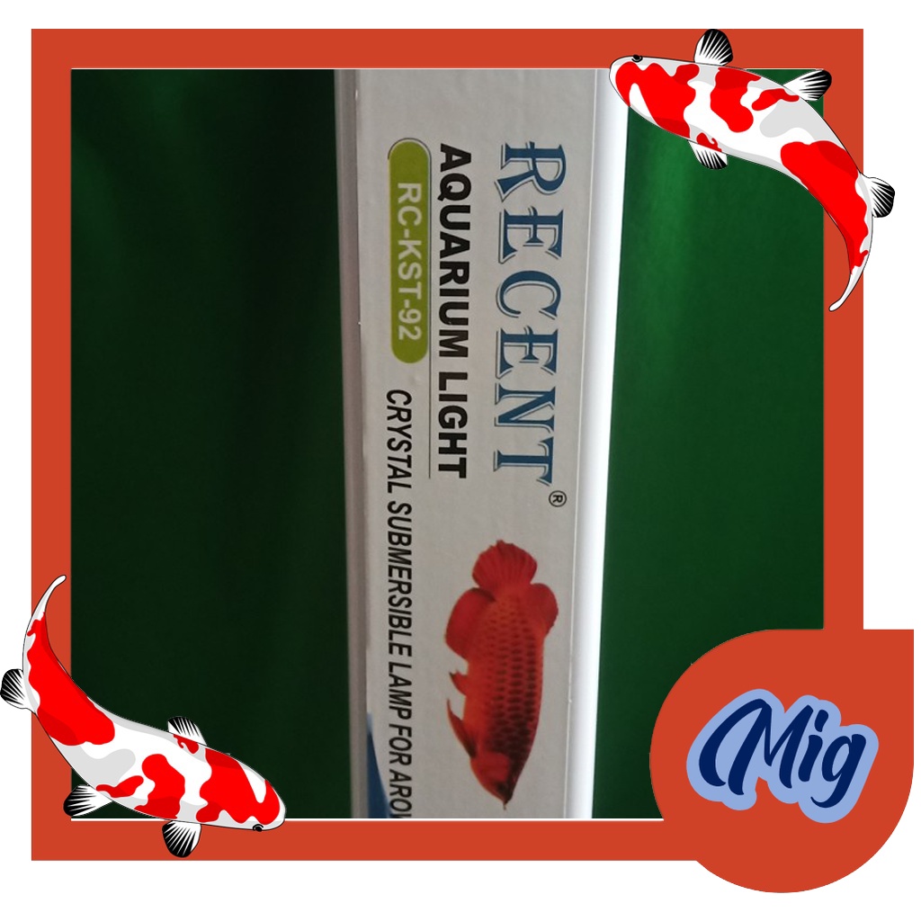 aquarium lampu celup tanning arwana RECENT RC KST 92 4 MODE expedisi