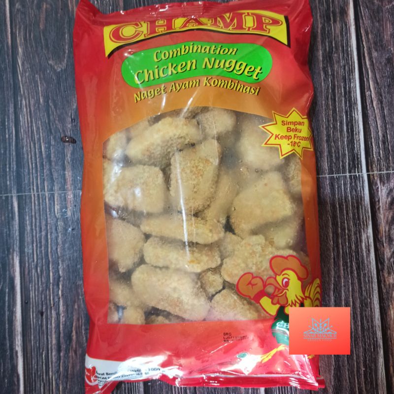 

Champ Combination Chicken Nugget Naget Ayam 1000gr 1kg