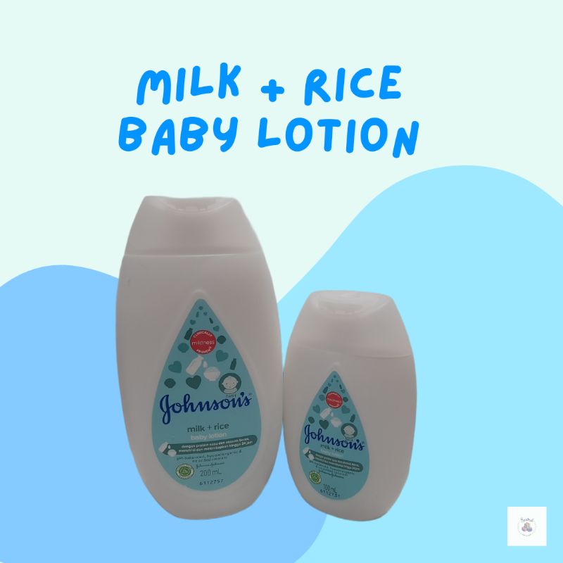 Johnson's Milk + Rice Baby Lotion