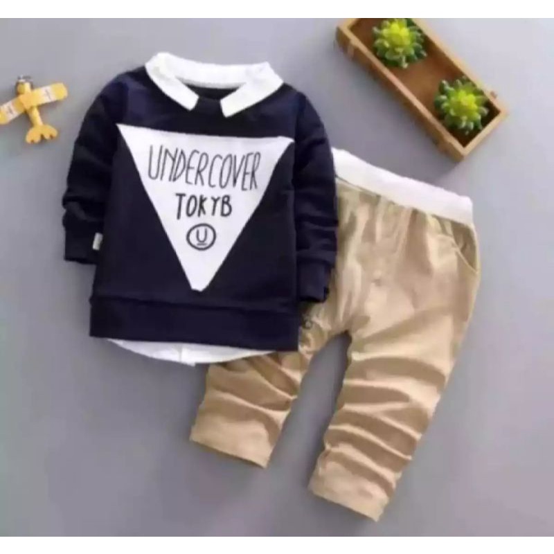 SET BAJU JAKET ANAK BISA PILIH WARNA/SET JAKET MOTIF MICKEY 3 IN 1TERBARU 1-5 THN