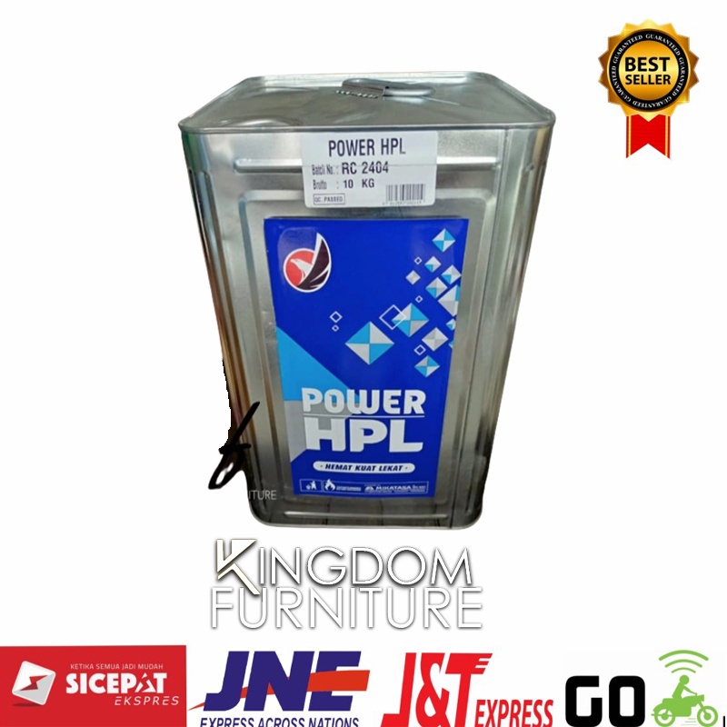 Lem kuning power hpl 10 kg / lem kuning rajawali 10 kg