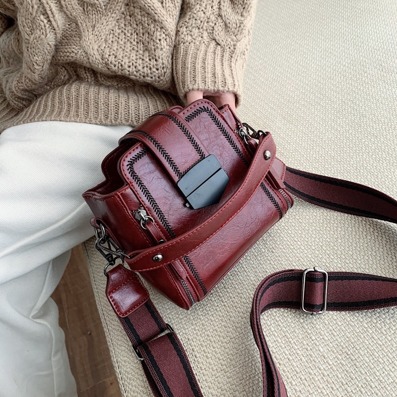 Tas Bahu Kulit Pu Kecil Wanita Kualitas Tinggi Tas Selempang  untuk Wanita Tas Tenteng Wanita Kasual