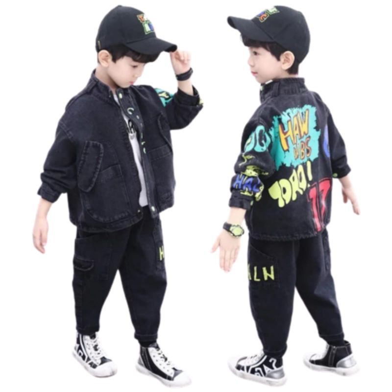 Jaket anak keren terbaru bahan cotton drill