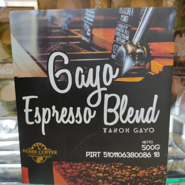 

KOPI GAYO ESPRESSO BLEND GOLD 500 gram | kopi asli gayo