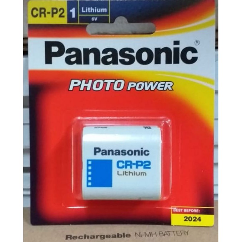 Panasonic CR-P2 Photo Lithium Battery Original