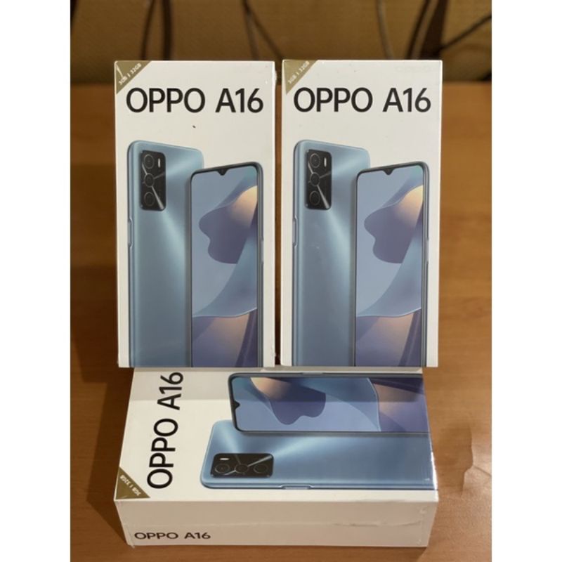 Oppo A16 ram 4/64gb 3/32gb garansi resmi