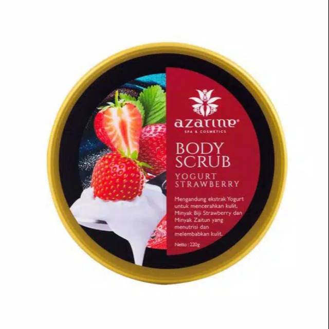 AZARINE BODY SCRUB YOGHURT STRAWBERRY