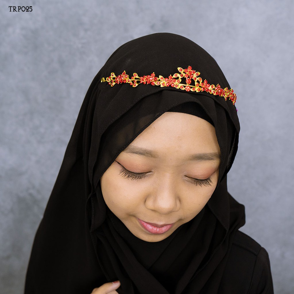 [READY STOCK] HAIRPIECE MINI CROWN HIJAB MODERN WEDDING ASESORIS WOMEN TRP025