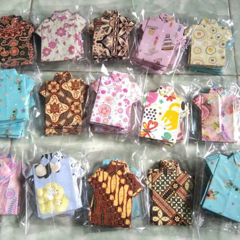 

Amplop lebaran unik baju / 7pcs