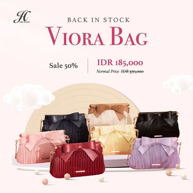 VIORA BAG JIMS HONEY TAS SELEMPANG HAND BAG