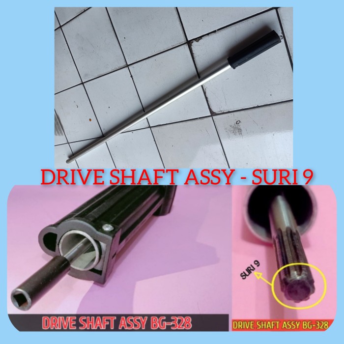 Drive shaft Assy suri 9 mesin potong rumput 328