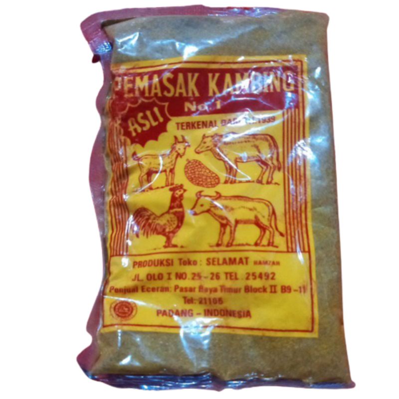 

Bumbu Pemasak Kambing Asli No 1 Selamat Hamzah