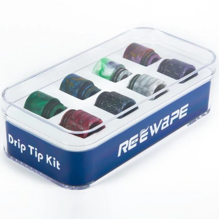 REEWAPE DRIP TIP KIT RESIN 510 810 AUTHENTIC