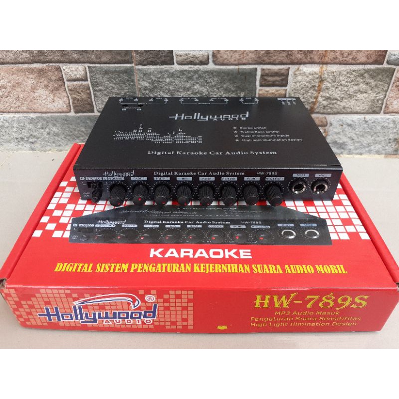 paramtrik equalizer audio mobil merk holyywod kualitas bagus